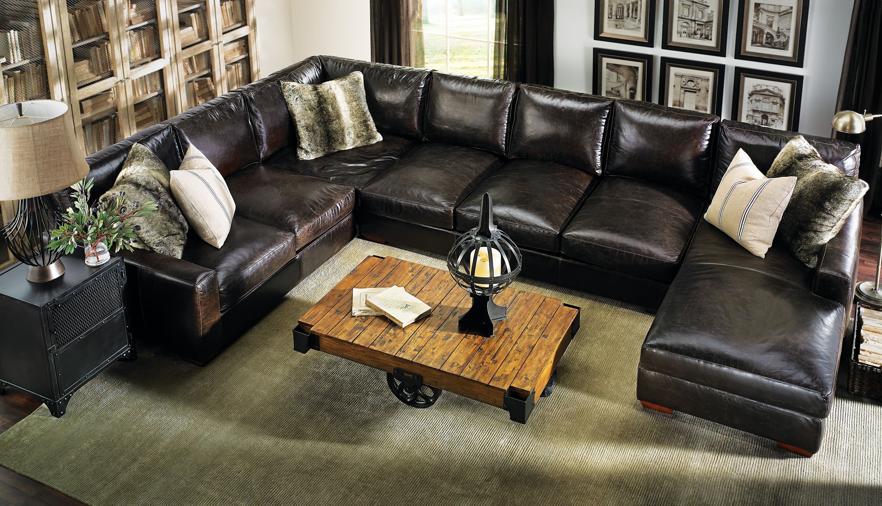 Howard Sectional Sofa #leather #everyonewillfit | Haynes: Living Inside The Dump Sectional Sofas (Photo 3 of 10)