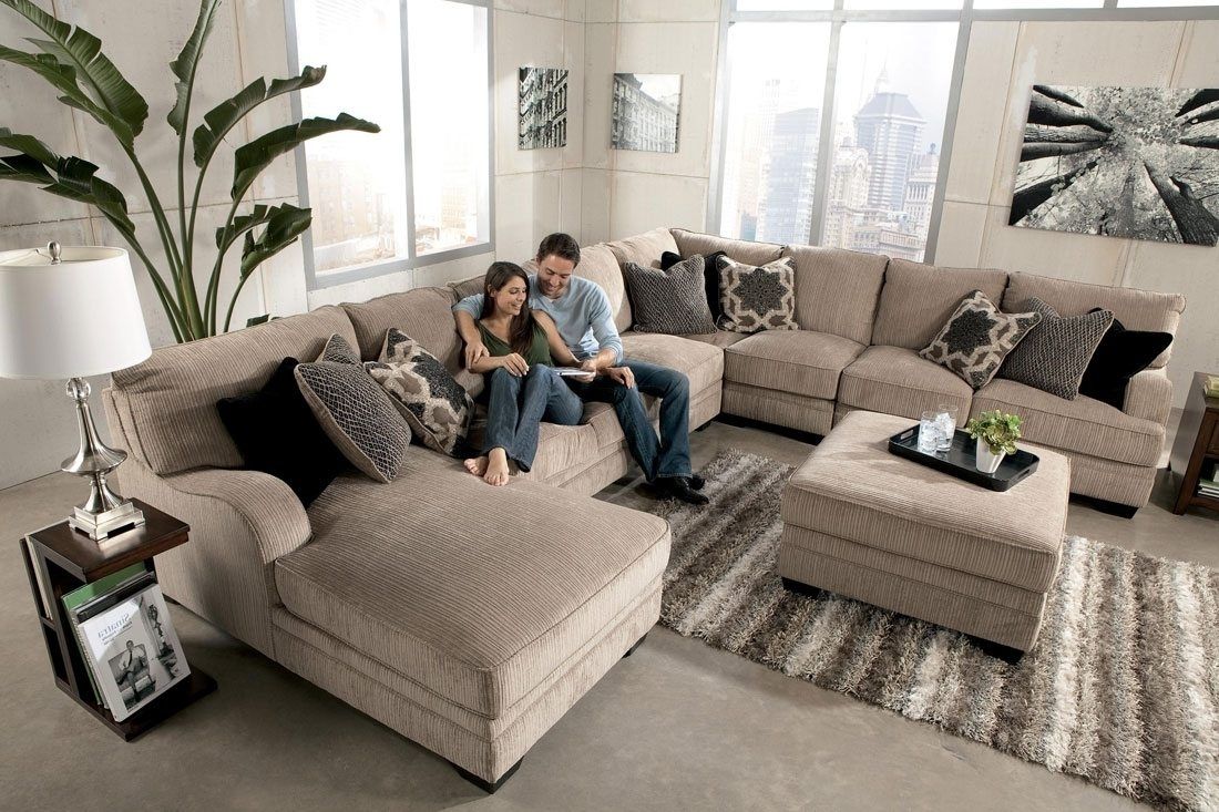 Large Sectional Sofas And Plus Grey Couch With Chaise And Plus Pertaining To Long Sectional Sofas With Chaise (Photo 8 of 10)