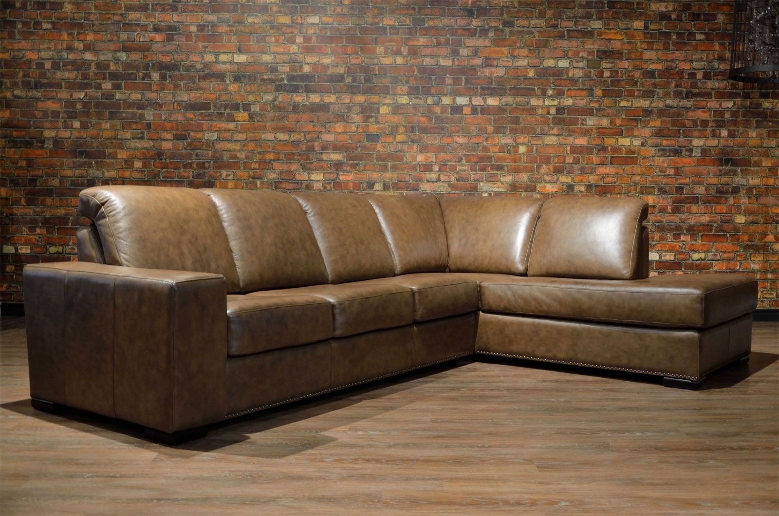 Leather Sofa & Sectional – Choose Color, Leather & Size | Boss Inside Newmarket Ontario Sectional Sofas (View 6 of 10)