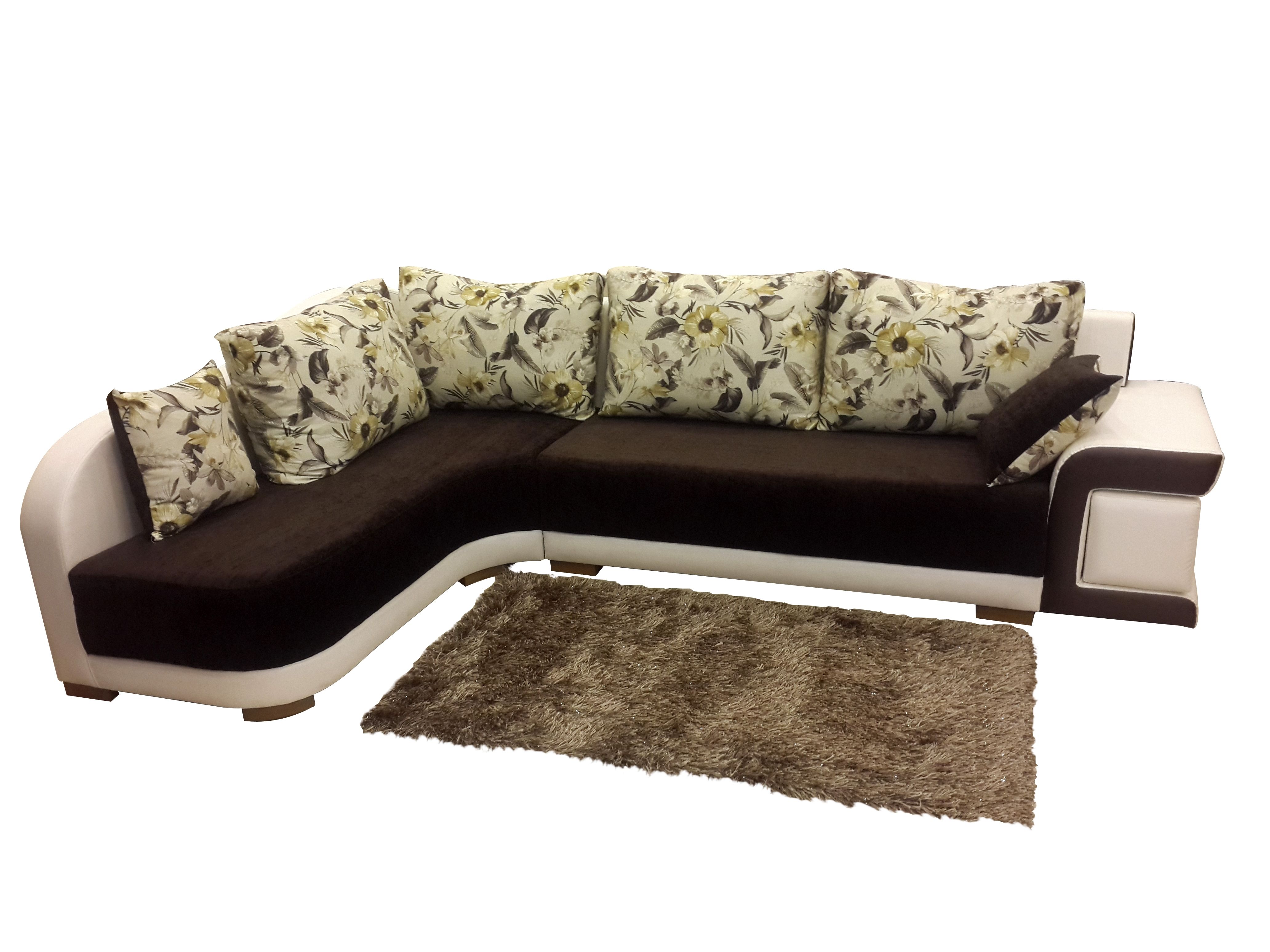 Left Handed Lorial L Shaped Sofa Set From Onlinesofadesign With L Shaped Sofas (View 5 of 10)