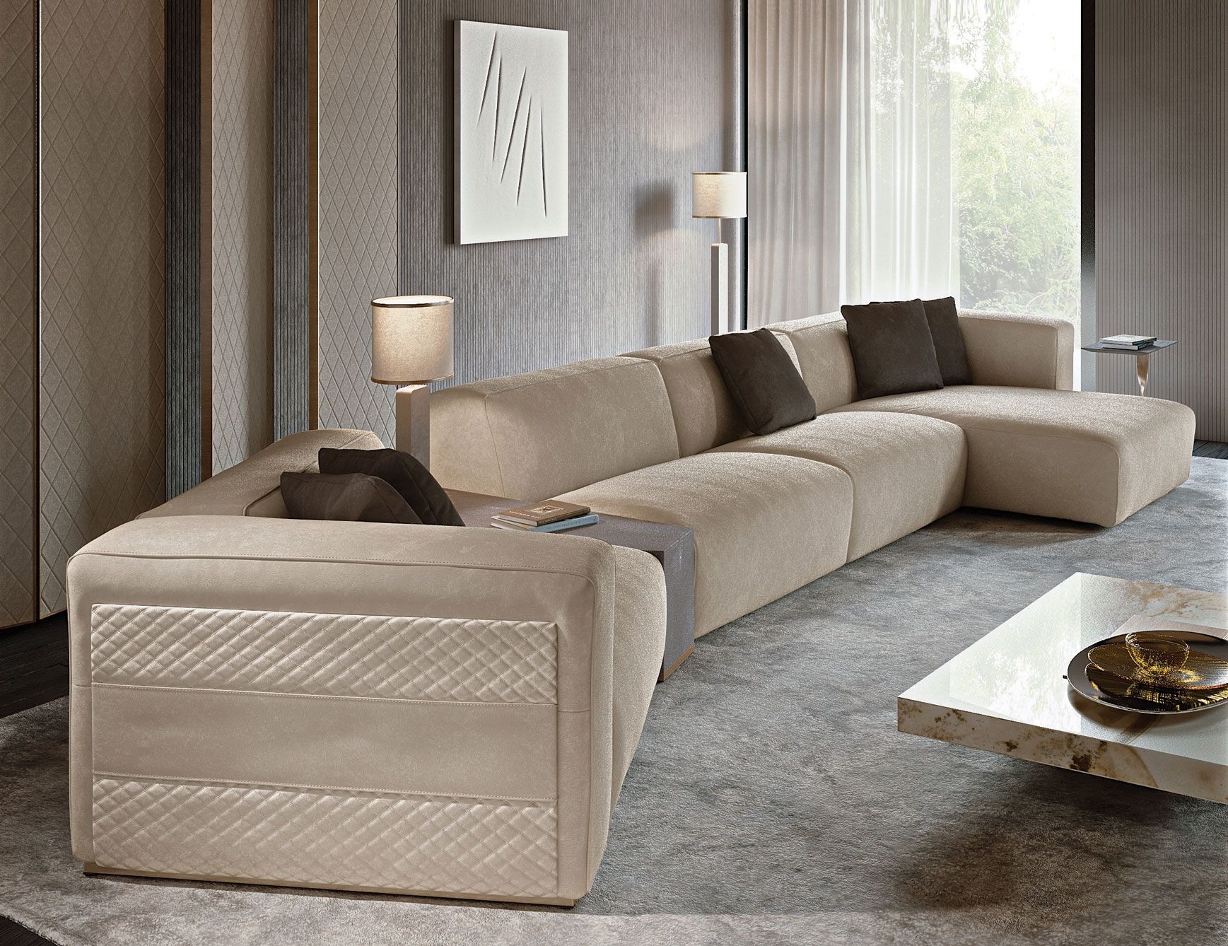 Luxury Sofa Manufacturers Uk | Conceptstructuresllc Within High Quality Sectional Sofas (Photo 9 of 10)