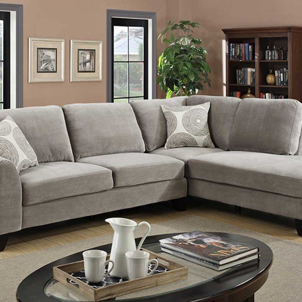 Malibu Gray Sectional – The Furniture Shack | Discount Furniture Regarding Vancouver Wa Sectional Sofas (View 2 of 10)