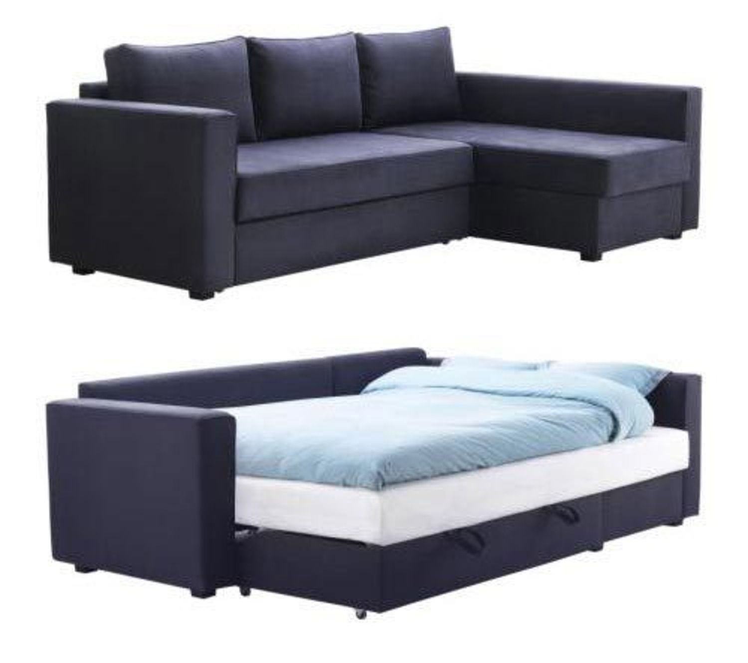 Manstad Sectional Sofa Bed & Storage From Ikea | Sofa Sleeper, Bed Throughout Sectional Sofas At Ikea (View 6 of 15)