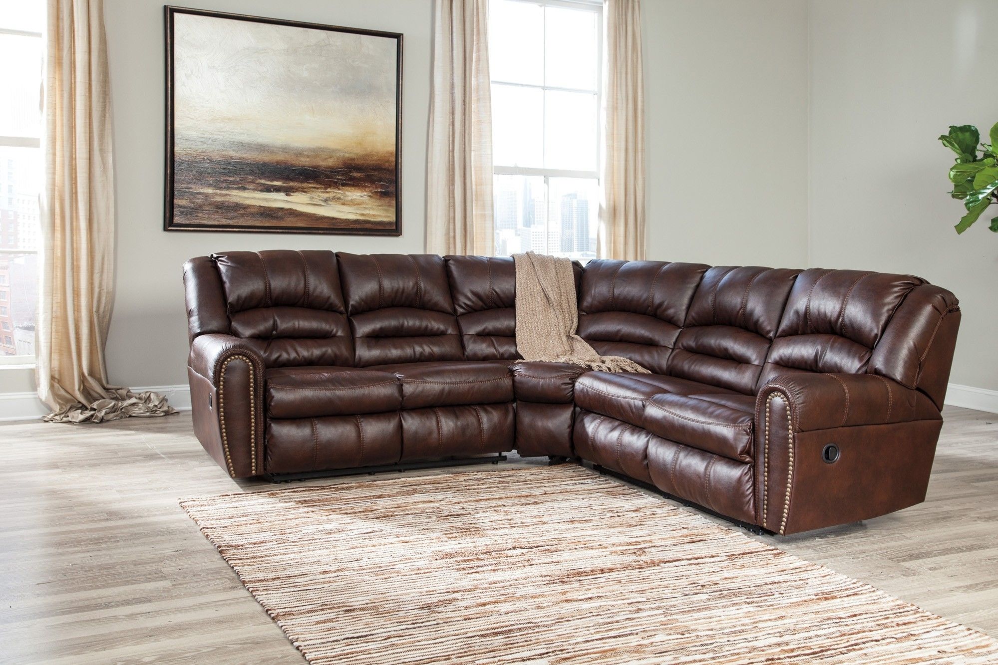 Manzanola Chocolate 2 Piece Sectional Sofa For $1, (View 4 of 10)
