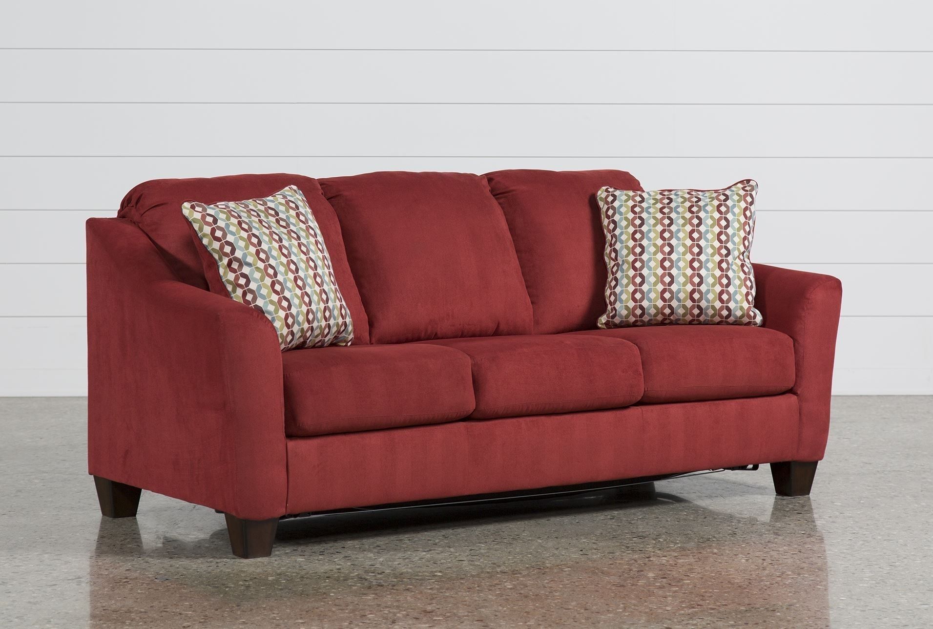 Milari Linen Queen Sofa Sleeper – Main | New Digs | Pinterest | Sofa In Red Sleeper Sofas (View 8 of 10)