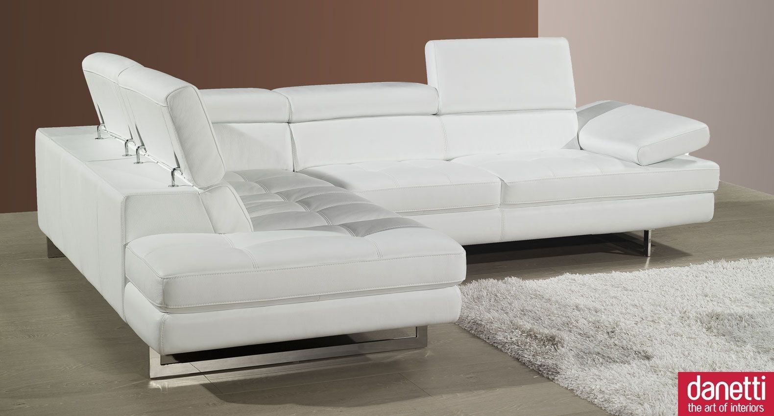 Modern White Leather Couchimage Gallery | Image Gallery | Idi Design In White Leather Corner Sofas (View 7 of 10)