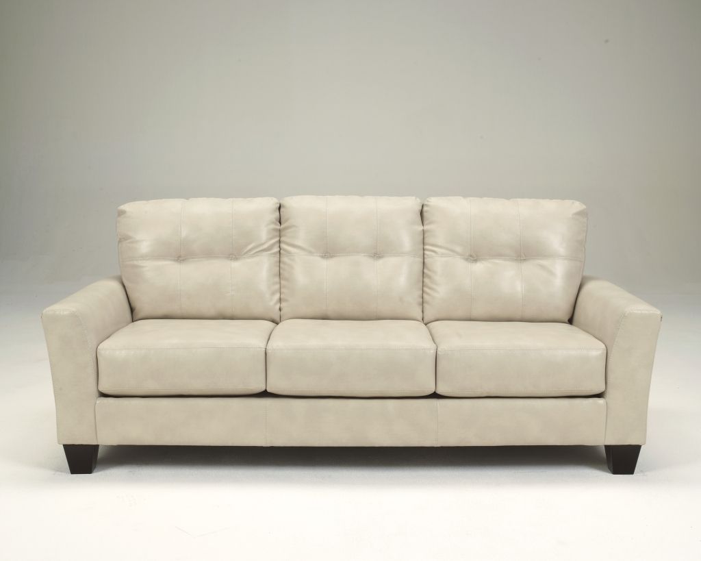 Featured Photo of 10 Inspirations Off White Leather Sofas