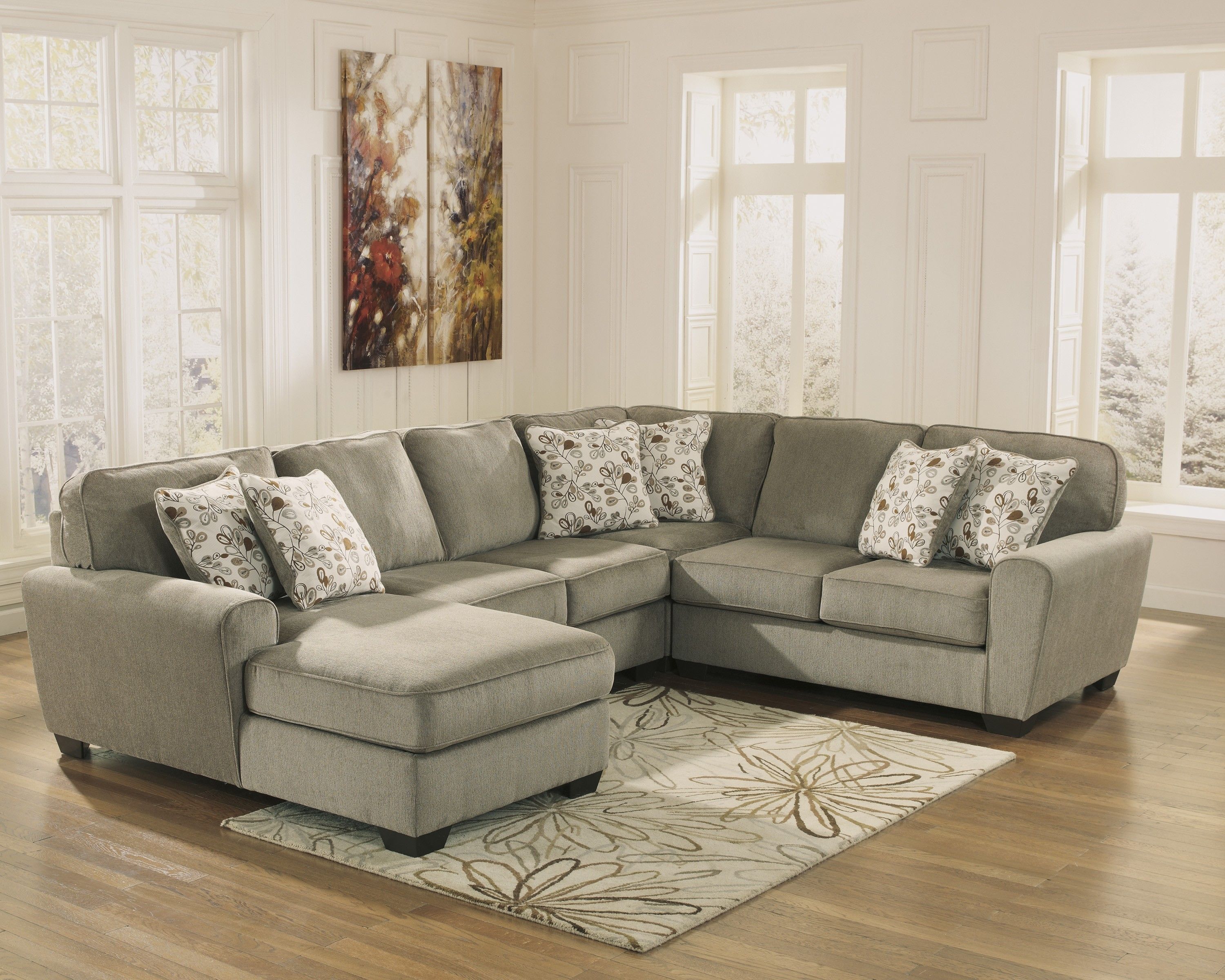 Patola Park Patina 4 Piece Sectional Set With Left Arm Facing Chaise Within Elk Grove Ca Sectional Sofas (View 8 of 10)