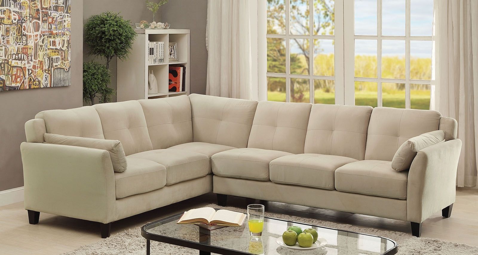 Peever Ii Beige Sectional | Andrew's Furniture And Mattress With Beige Sectional Sofas (Photo 3 of 15)