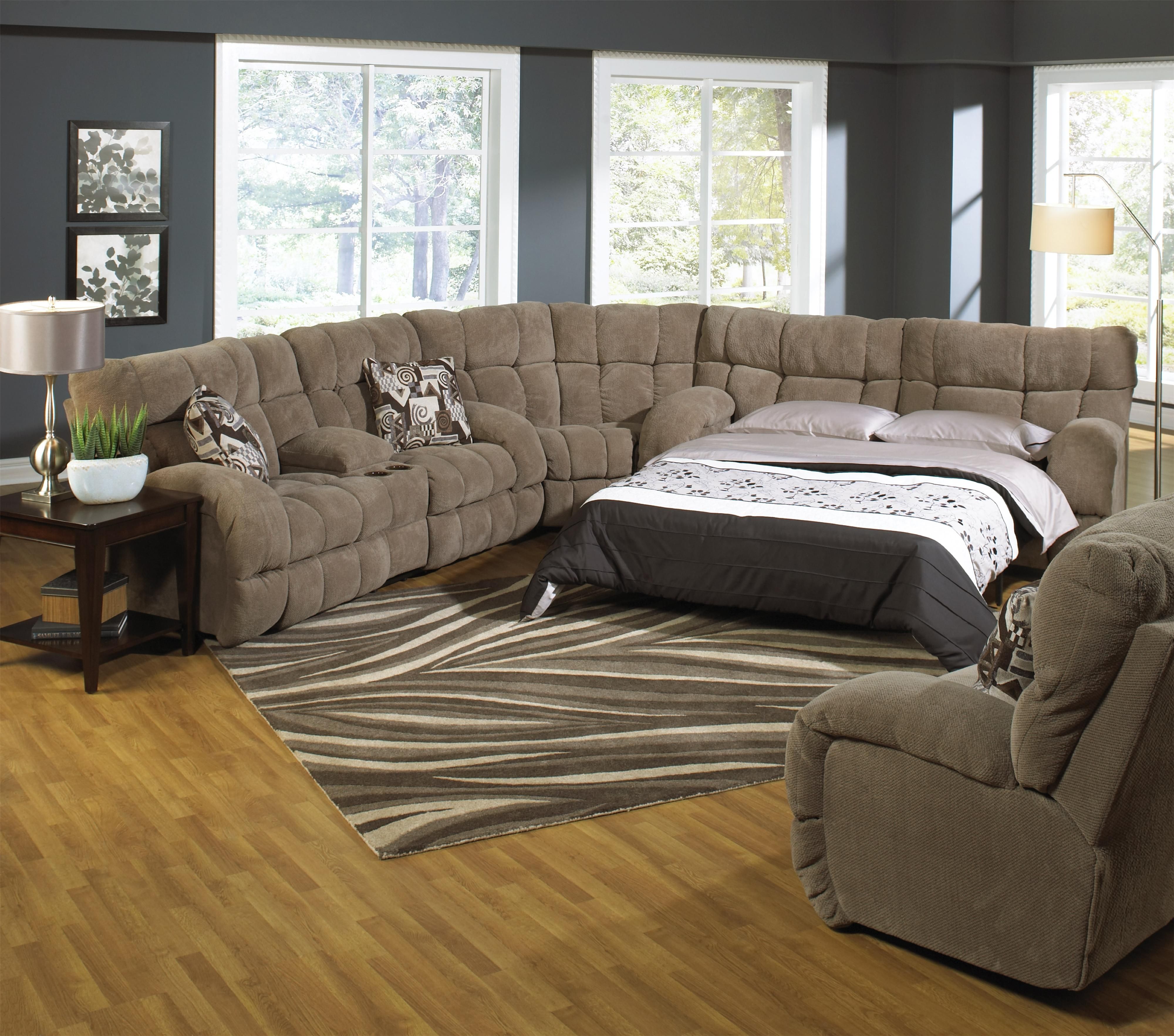 Featured Photo of 2024 Popular Sectional Sofas with Sleeper