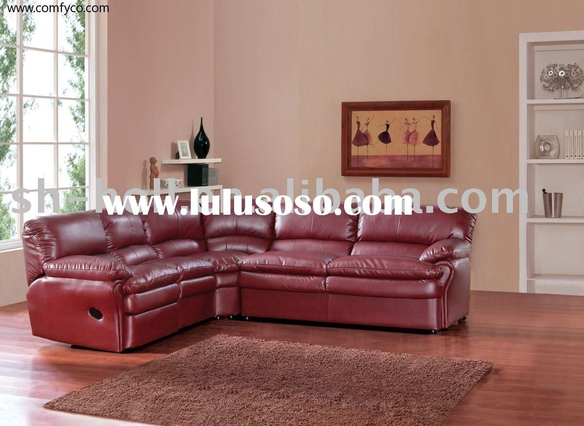 Reclining Sectionals Recliners – Living Rooms House Beautiful Within Red Leather Sectional Sofas With Recliners (View 2 of 15)