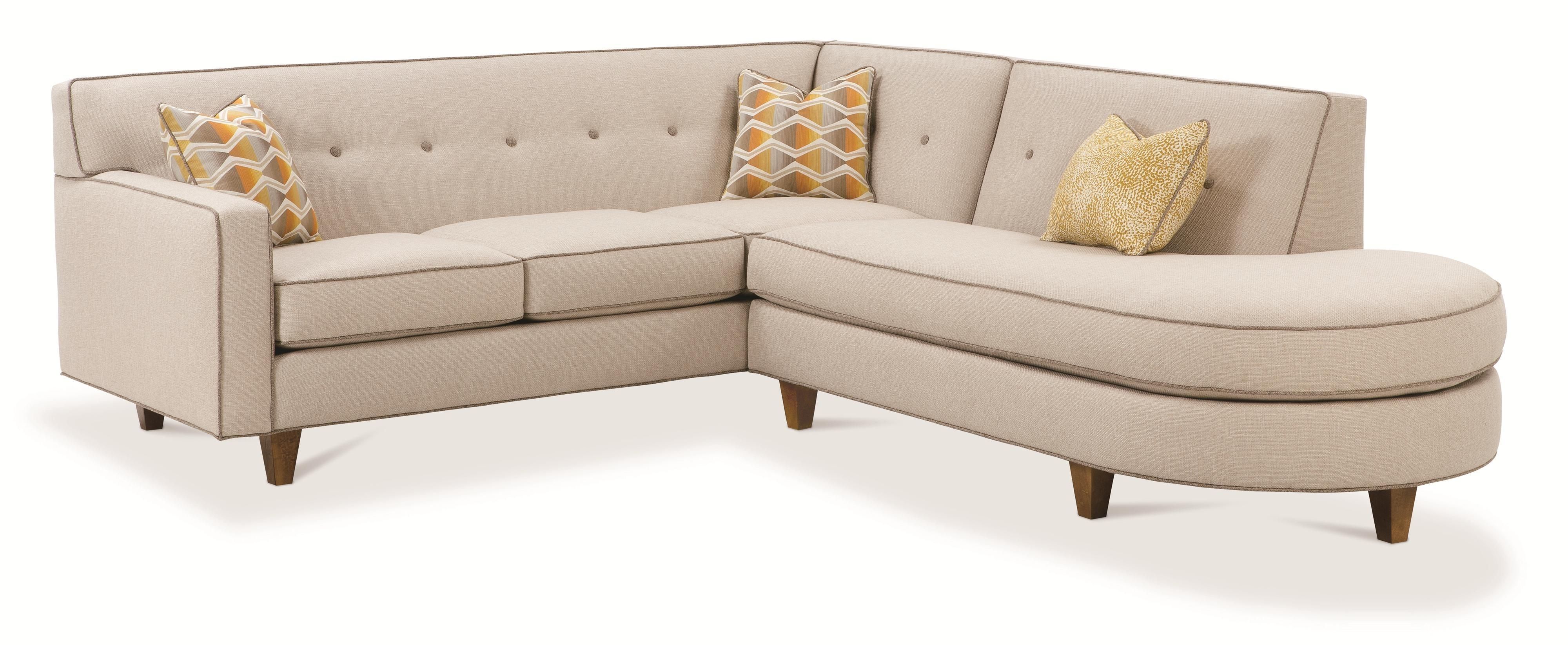Rowe Dorset Contemporary 2 Piece Sectional Sofa | Baer's Furniture With Regard To Naples Fl Sectional Sofas (Photo 8 of 10)