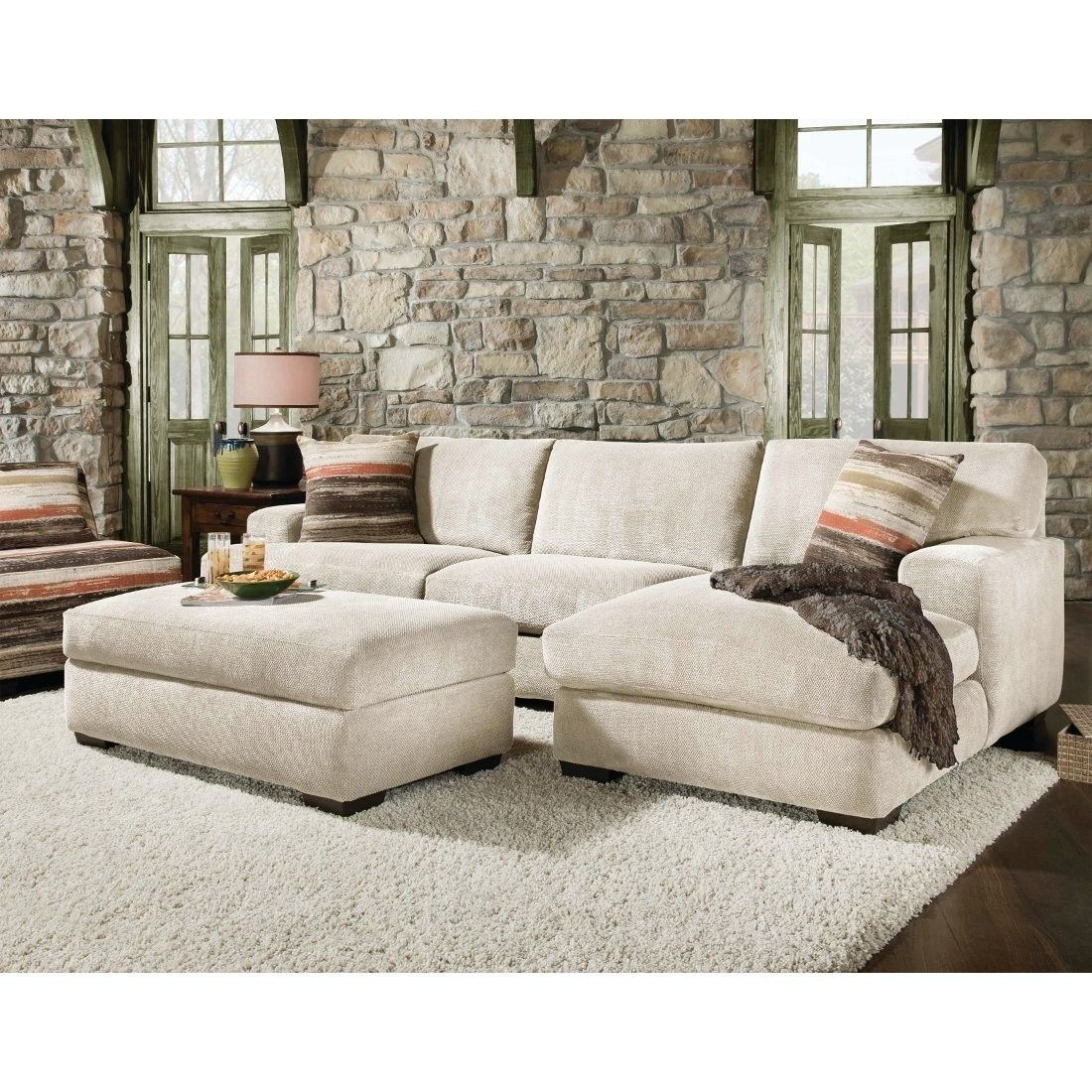 Sectional Sofa Design: Sectional Sofa With Chaise And Ottoman Sofa Pertaining To Sectionals With Chaise And Ottoman (Photo 4 of 15)