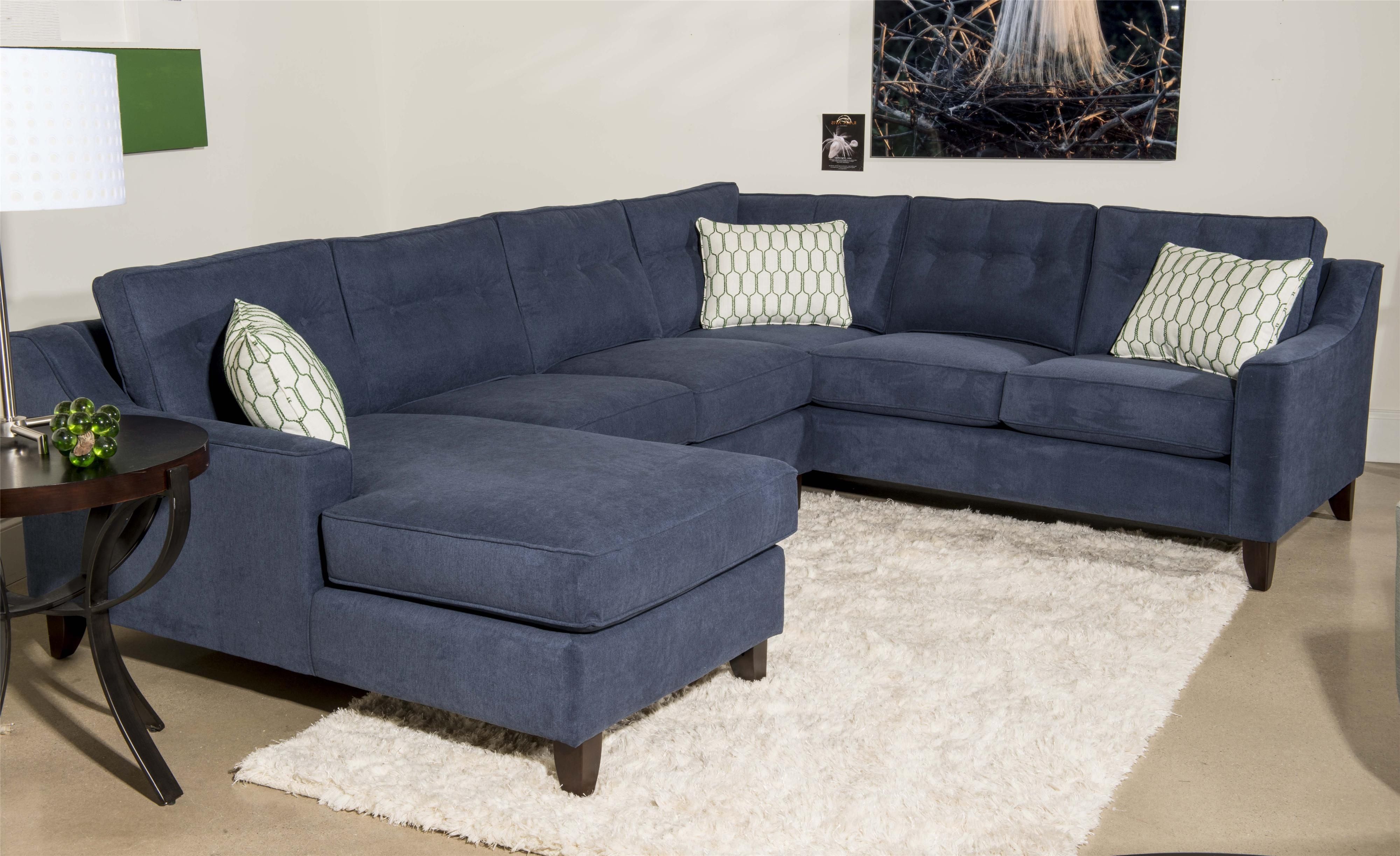 Sectional Sofa : Long Sofa Wrap Around Couch With Recliners Cuddle Pertaining To Blue U Shaped Sectionals (Photo 2 of 15)