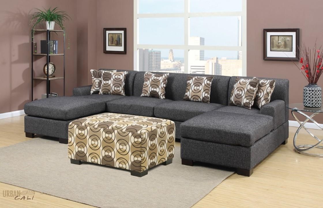 Sectional Sofa : Small Sectional Sofa With Recliner Oversized U Pertaining To Reclining U Shaped Sectionals (View 1 of 15)