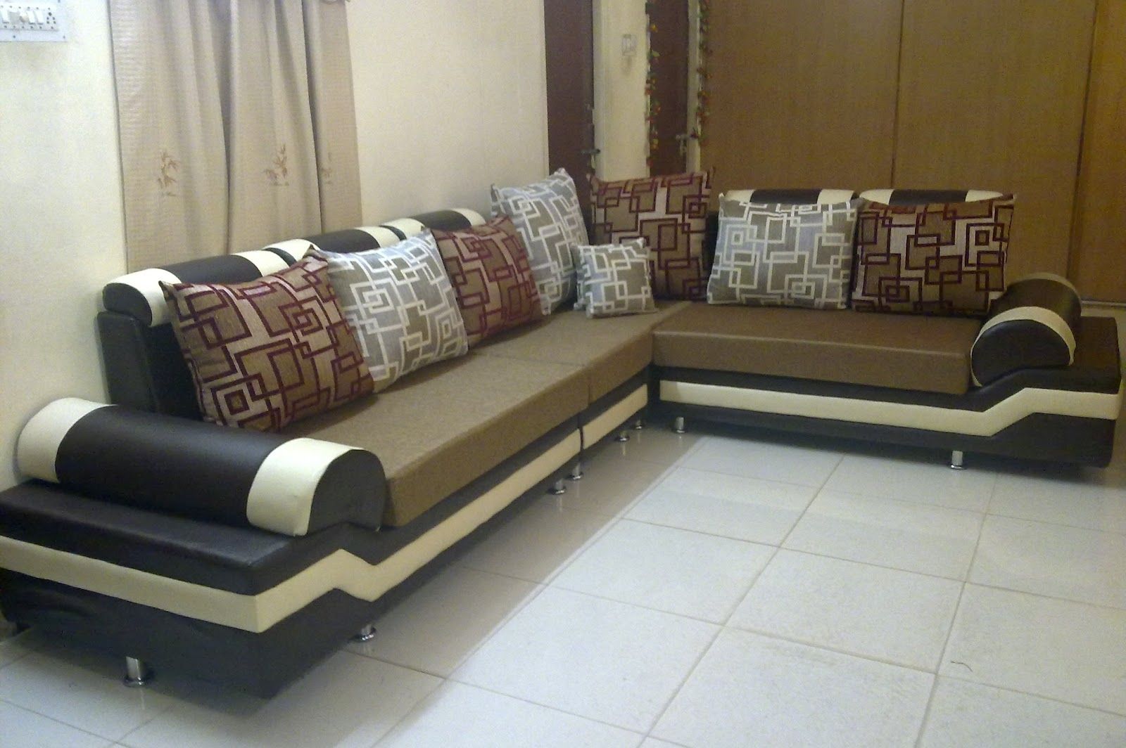 Sofa : L Sofa Set Shaped Sofas For Sale Shape Cover Sensational Pertaining To Sectional Sofas In Hyderabad (Photo 1 of 10)