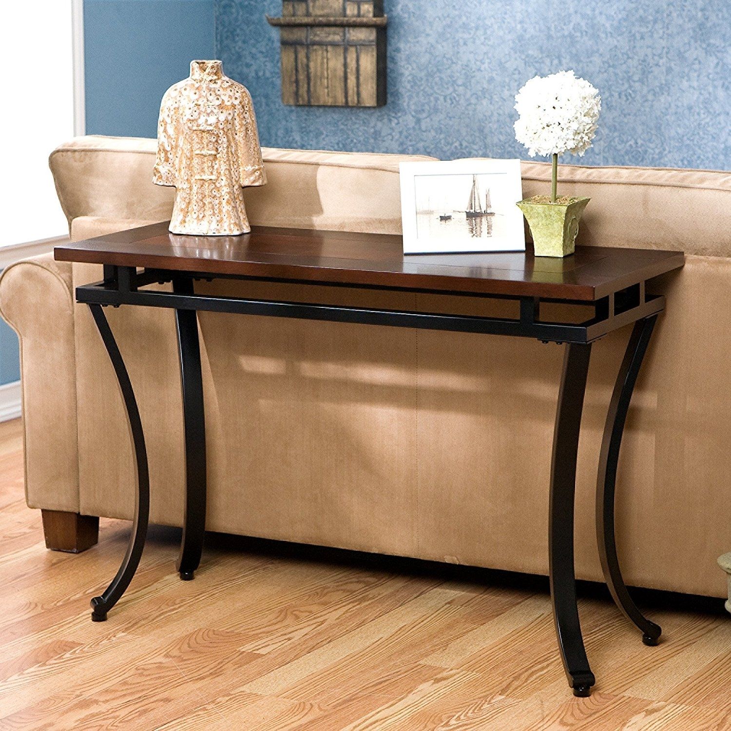 Sofa : Sofa Table Price Tall Narrow Console Table Narrow Wrought Within Sofas With Back Consoles (Photo 1 of 10)