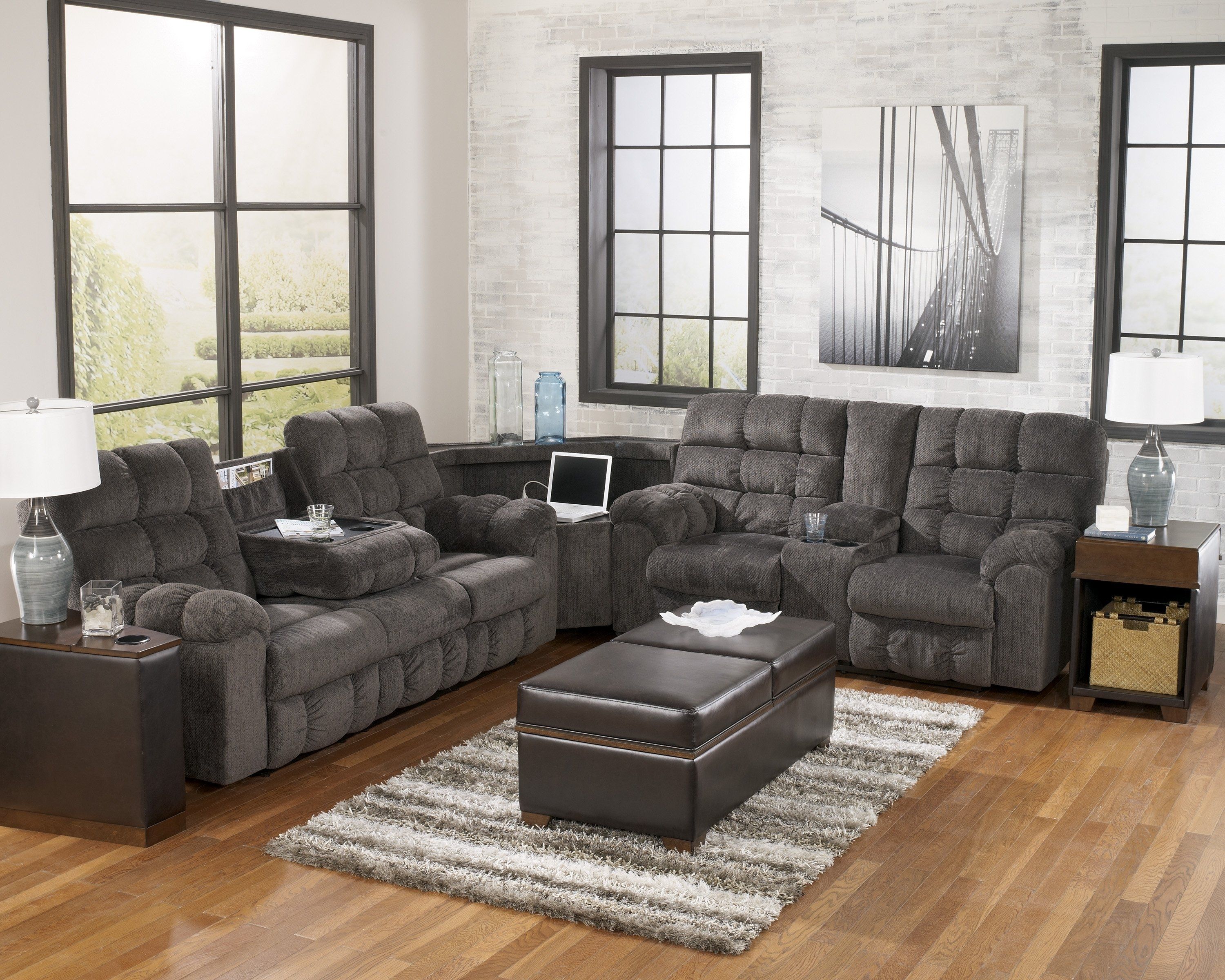 Sofas Center Sectional Sofas Ashley Furniture Excellent Faux For Regarding Sectional Sofas At Ashley (Photo 1 of 15)