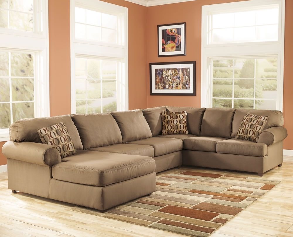 Super Comfortable Oversized Sectional Sofa — Awesome Homes Throughout Big U Shaped Couches (View 6 of 15)