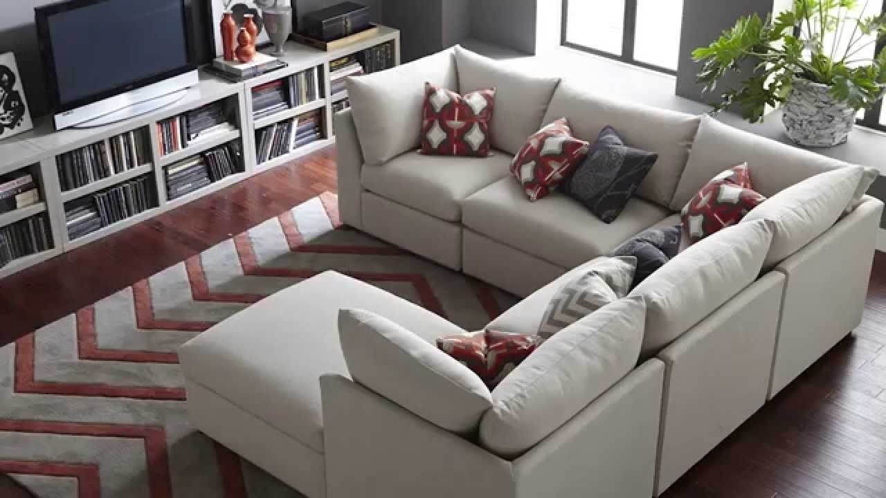 The Beckham Sectional Sofabassett Furniture – Youtube For Sectional Sofas At Bassett (Photo 1 of 15)