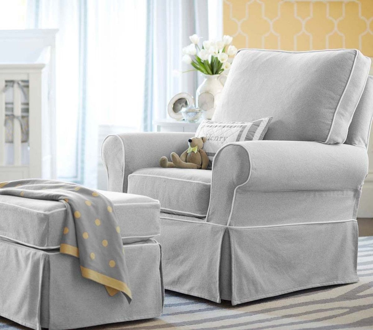 The Most Comfortable Nursing Chair & Ottoman (View 9 of 15)