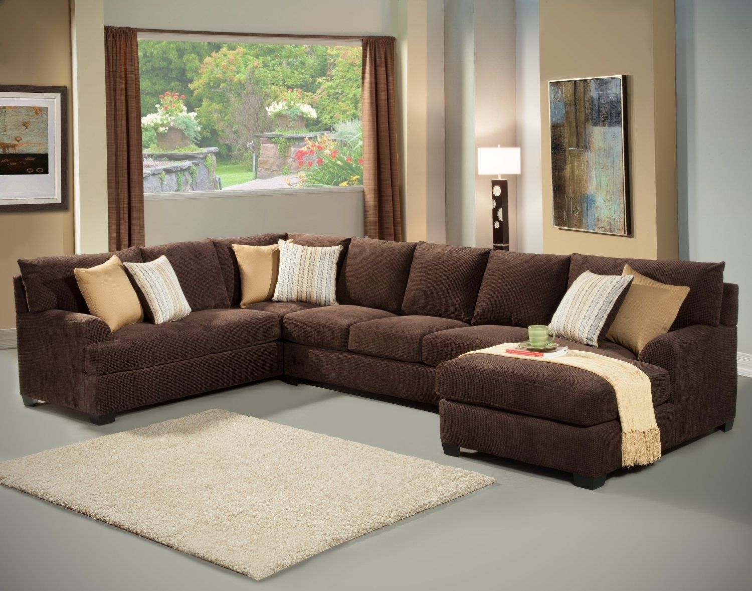 The Most Popular Plush Sectional Sofas 74 For Sectional Sofas Throughout Phoenix Sectional Sofas (View 10 of 10)