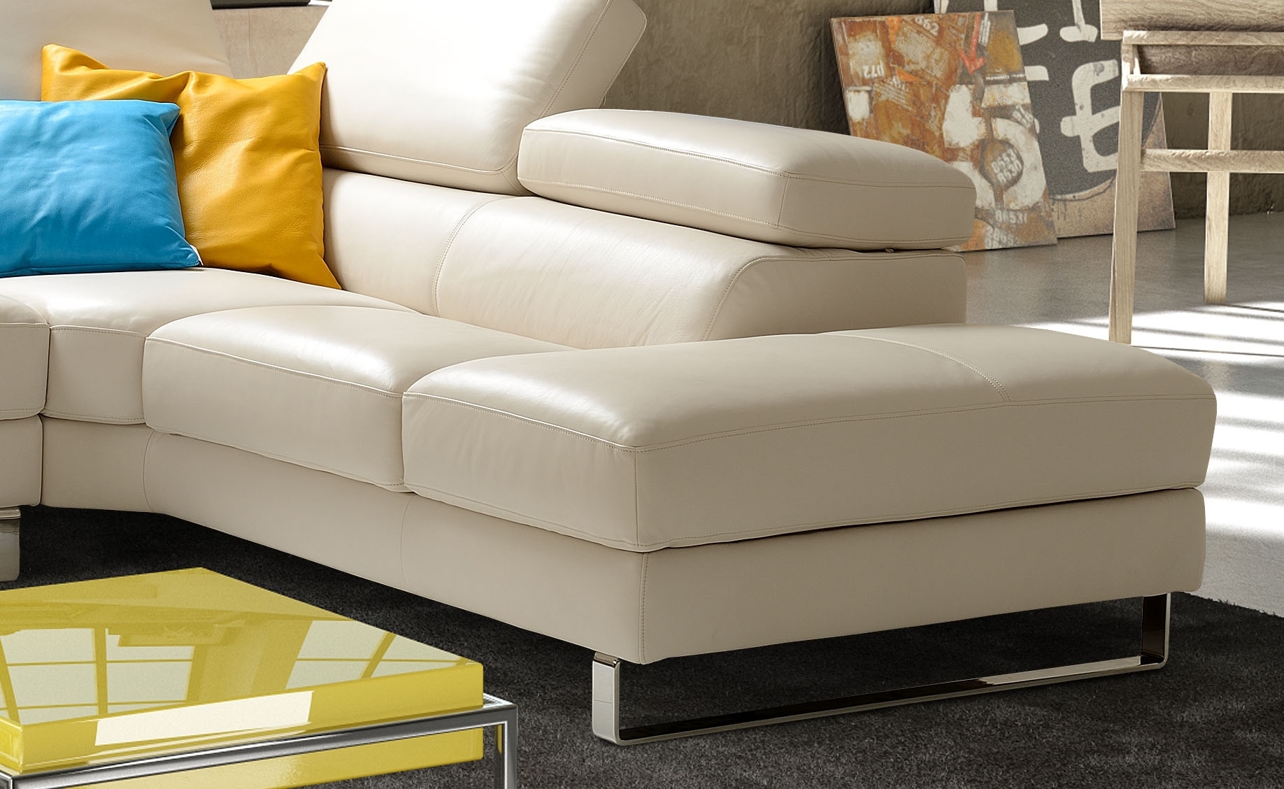 Torino Leather Sectional Sofa • Leather Sofa With Regard To Durham Region Sectional Sofas (Photo 1 of 10)