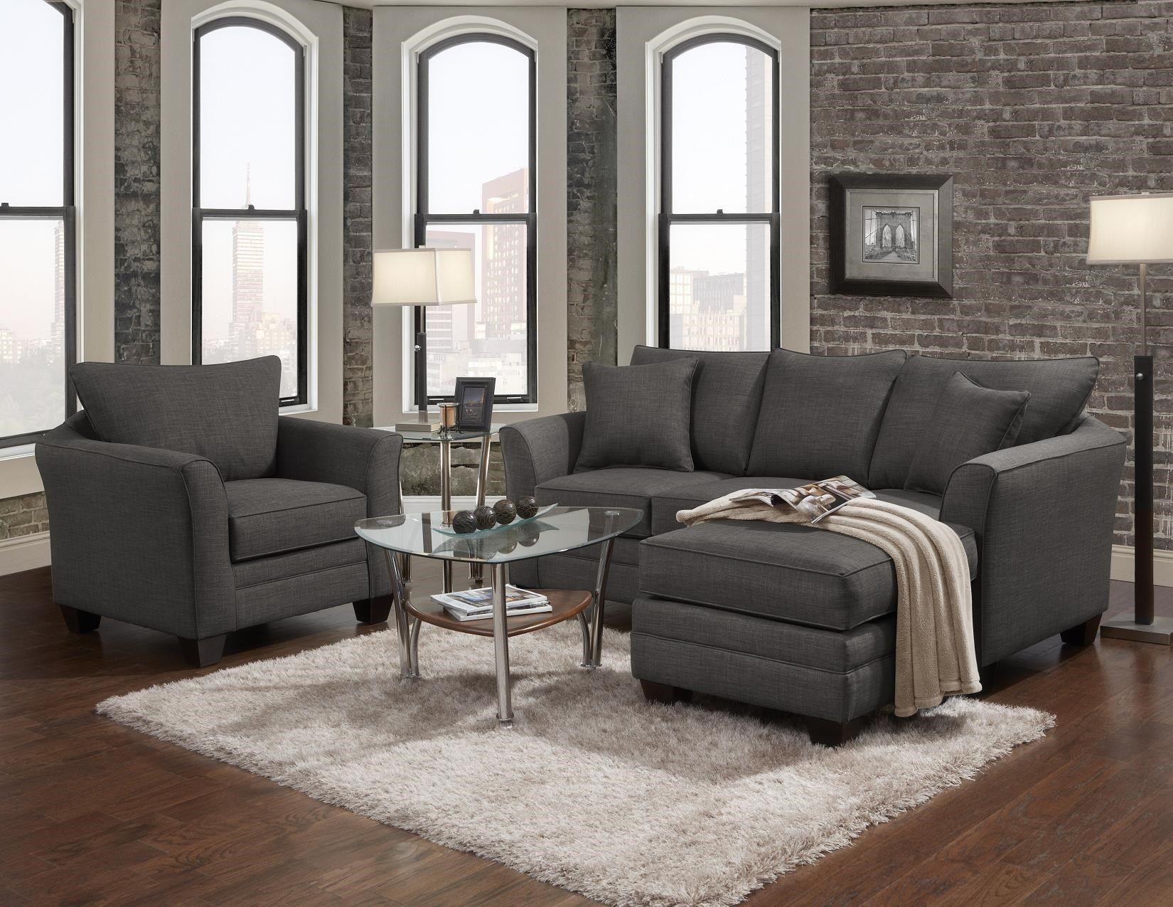 Transitional Sofa With Chaise Endj Henry | Wolf And Gardiner Throughout London Ontario Sectional Sofas (View 4 of 10)