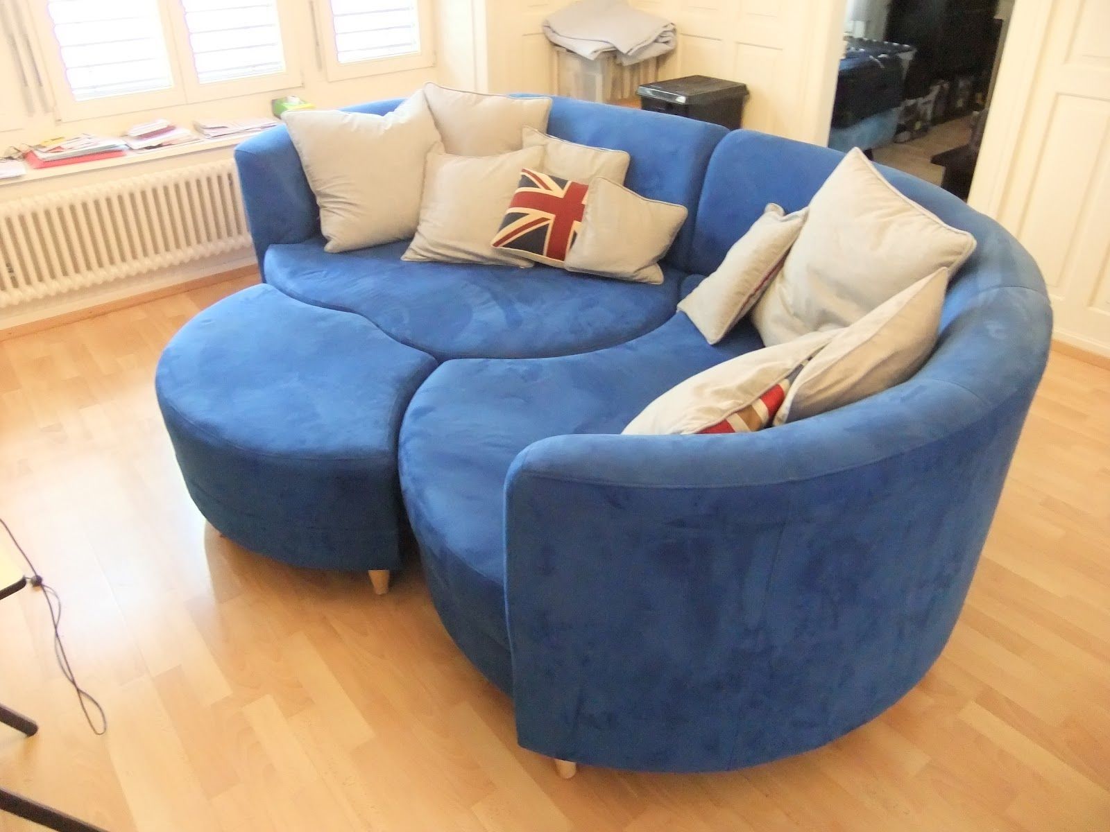 U Shaped Dark Blue Couch Leather U Shaped Sofa Sale Furniture Within Blue U Shaped Sectionals (View 14 of 15)