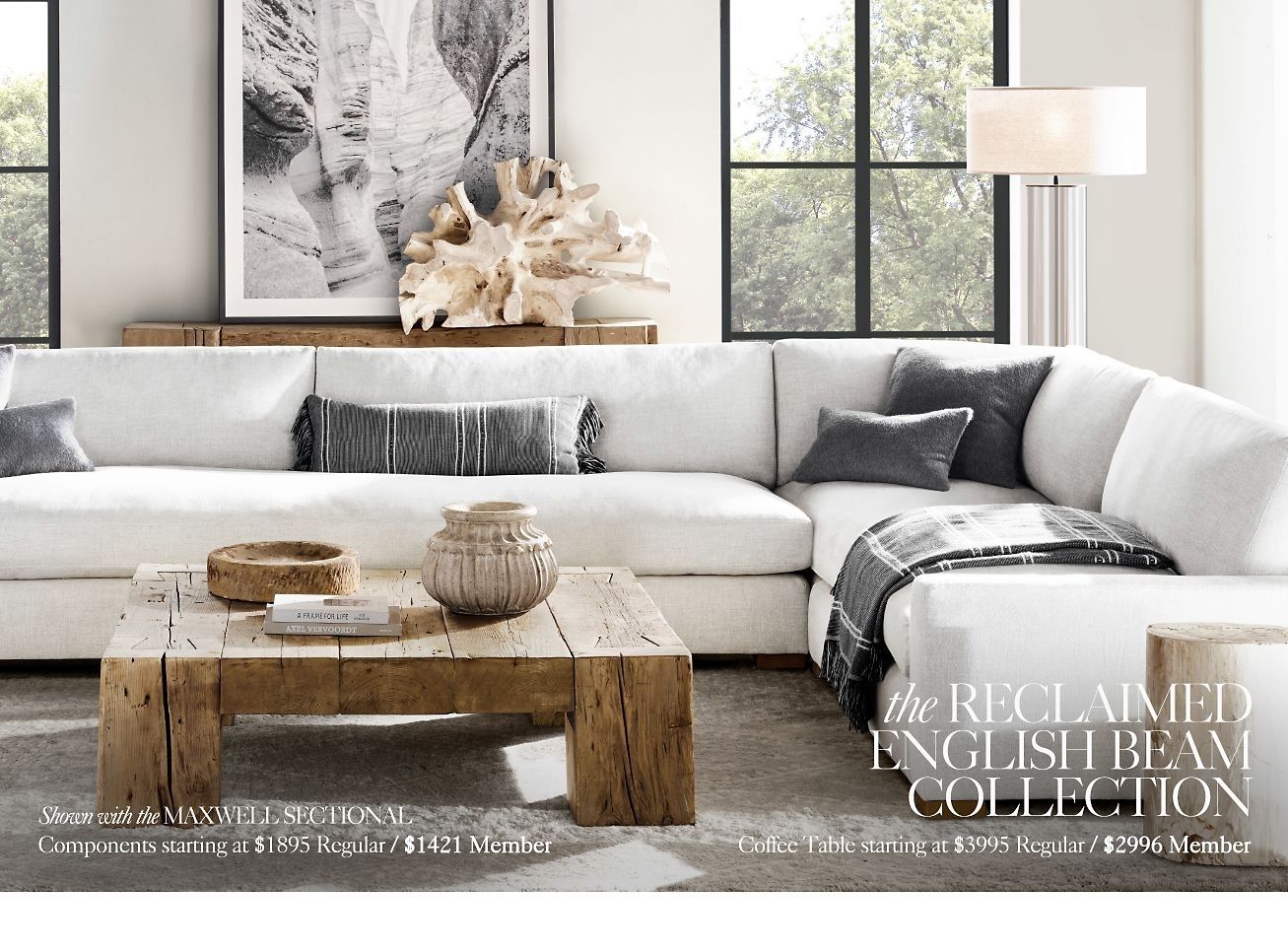 Unique Furniture Using Alluring Restoration Hardware Maxwell For Of Regarding Restoration Hardware Sectional Sofas (View 3 of 10)