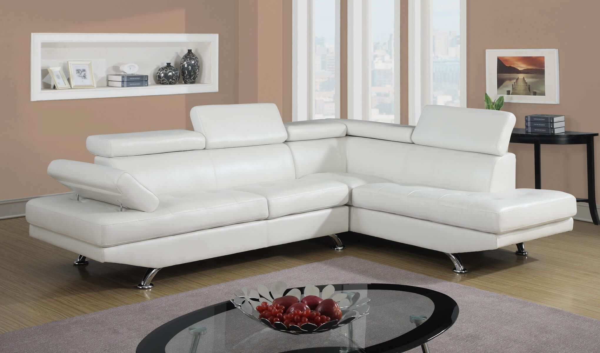 White Modern Sectional Sectional Sofa Sets With Regard To White Sectional Sofas 