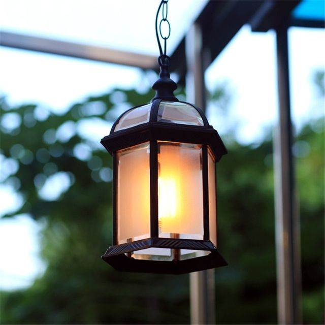 1x Modern Waterproof Outdoor Pendant Lamp 110v 220v 240v Aluminum With Regard To Outdoor Hanging Gazebo Lights (View 5 of 10)