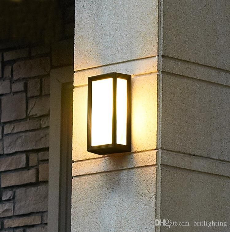 2018 Wall Sconce Outdoor Lighting Wall Lamps Waterproof Exterior With Outdoor Wall Sconce Led Lights (Photo 3 of 10)