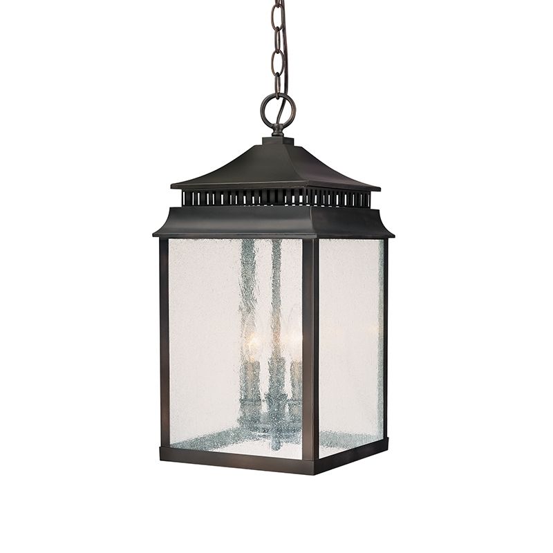 3 Light Hanging Lantern | Capital Lighting Fixture Company With Outdoor Hanging Metal Lanterns (View 8 of 10)