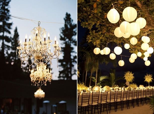 3 Ways To "glamp" Your Wedding | Paper Lanterns, Reception And Weddings Regarding Outdoor Hanging Paper Lantern Lights (Photo 1 of 10)