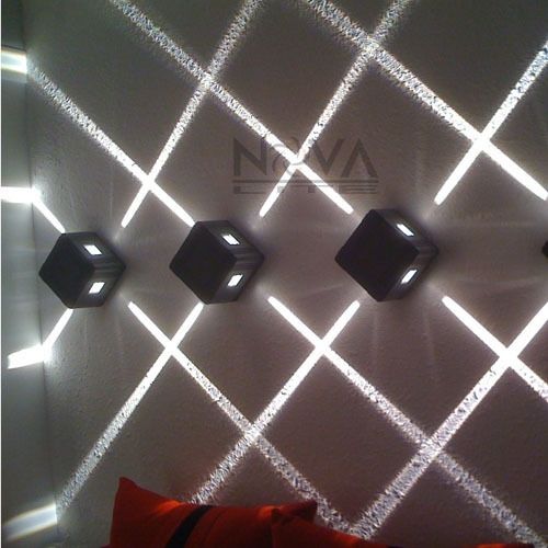 4 Narrow Beam Outdoor Wall Effect Light,led Architectural Facade Inside Architectural Outdoor Wall Lighting (View 5 of 10)