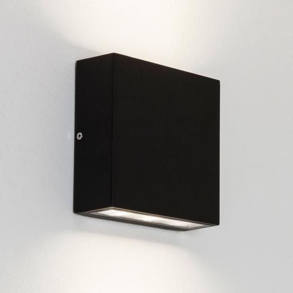 7202 Astro Outdoor Lighting| Astro Elis Twin Black Led | Exterior For Rectangle Outdoor Wall Lights (Photo 1 of 10)