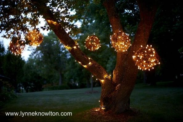 8 Creative Ideas For Diy Outdoor Lighting – Via @redfin With Regard To Outdoor Hanging Light Balls (Photo 4 of 10)