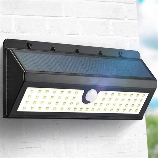 800lm Solar Powered Light 62 Led Solar Light Pir Human Body Motion With Pir Solar Outdoor Wall Lights (View 9 of 10)