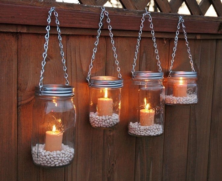 9 Inspiring Outdoor Spaces | Mason Jar Garden, Hanging Mason Jars In Outdoor Hanging Mason Jar Lights (View 4 of 10)