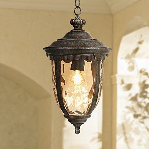 Bellagio Collection 18" High Outdoor Hanging Light – Pendant Porch In Outdoor Hanging Lamps At Amazon (Photo 1 of 10)