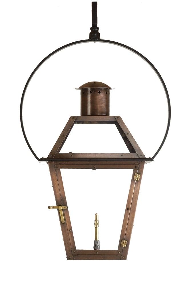 Bourbon Street Outdoor Lantern With Yoke Bracket – Gas Lanterns Throughout Lamps Plus Outdoor Hanging Lights (View 10 of 10)