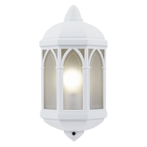 Brighton White Outdoor Wall Light Yg 065 Wh | Lighting Superstore Pertaining To Outdoor Wall Lights In White (Photo 1 of 10)