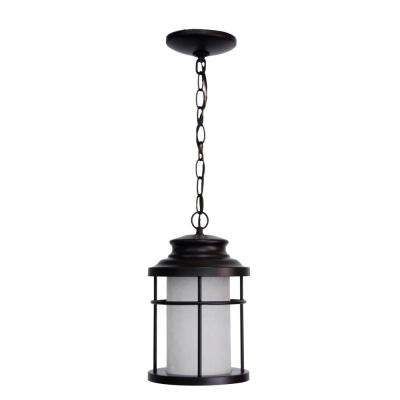 Bronze – Outdoor Lanterns – Integrated Led – Outdoor Hanging Lights Regarding Led Outdoor Hanging Lights (View 8 of 10)