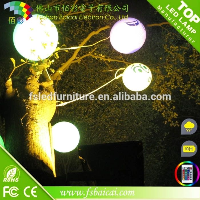 Color Changing Outdoor Led Hanging Light Balls / Christmas And Inside Outdoor Hanging Light Balls (View 6 of 10)