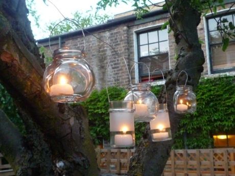 Diy Hanging Jar Lanterns • The Beat That My Heart Skipped Within Hanging Outdoor Tea Light Lanterns (Photo 5 of 10)