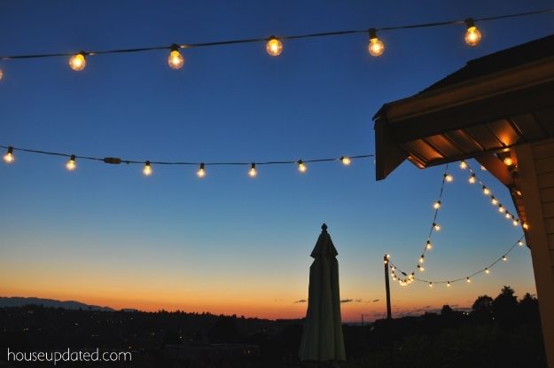 Diy Posts For Hanging Outdoor String Lights – House Updated With Regard To Pole Hanging Outdoor Lights (View 4 of 10)