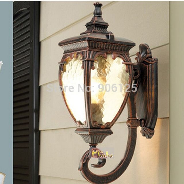 European Outdoor Waterproof Wall Lamp Wall Light Used In Courtyard With Regard To European Outdoor Wall Lighting (View 10 of 10)