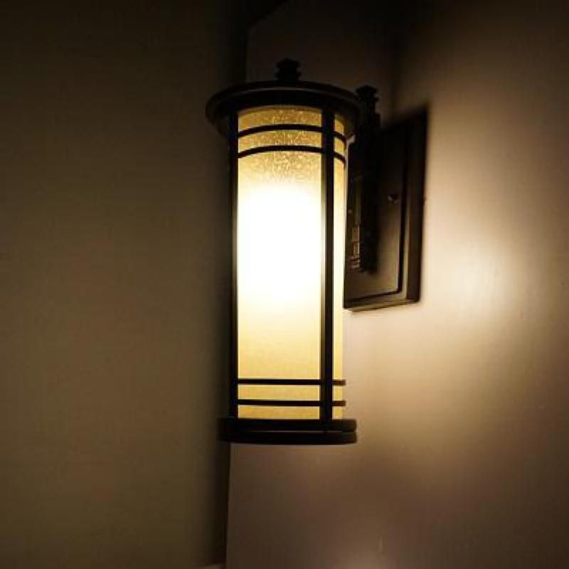 Free Shipping Vintage Outdoor Wall Lamp Abajur Chinese Style Glass Throughout China Outdoor Wall Lighting (View 4 of 10)