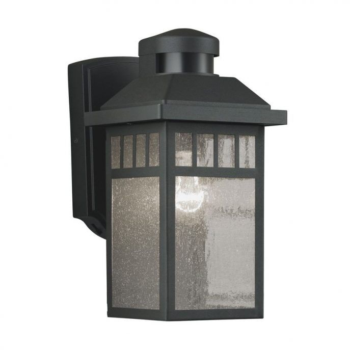 Furniture : Shop Heath Zenith Black Motion Activated Outdoor Wall For Canadian Tire Outdoor Wall Lighting (Photo 5 of 10)